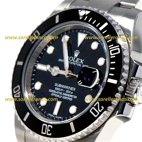 rolex ghiera nera prezzo